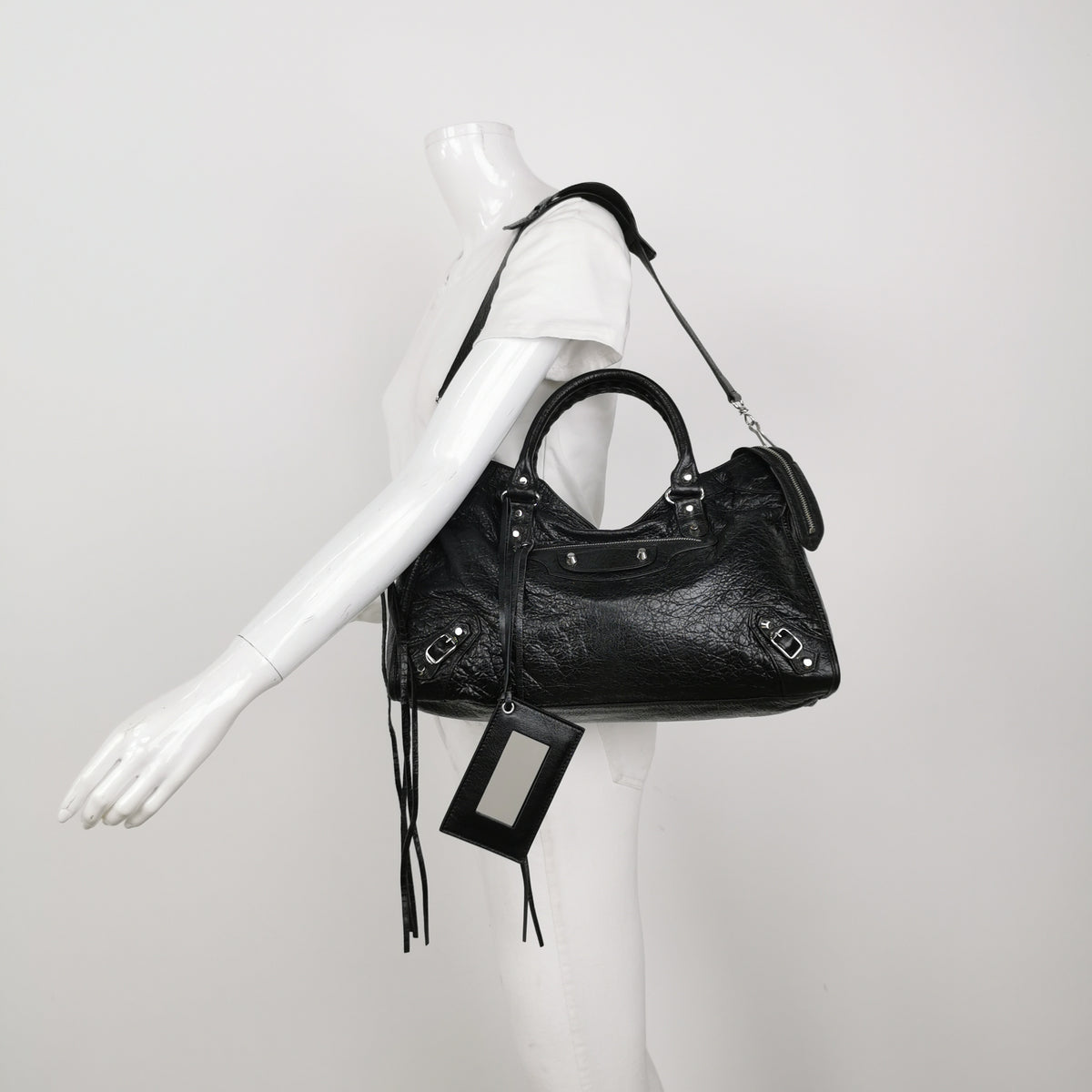 Balenciaga Classic City Medium Black SHW