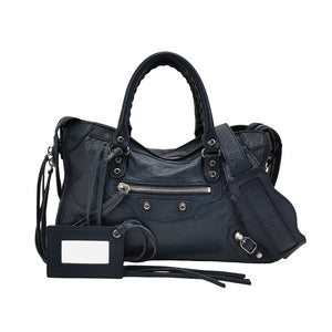 Balenciaga Classic City Small Dark Blue