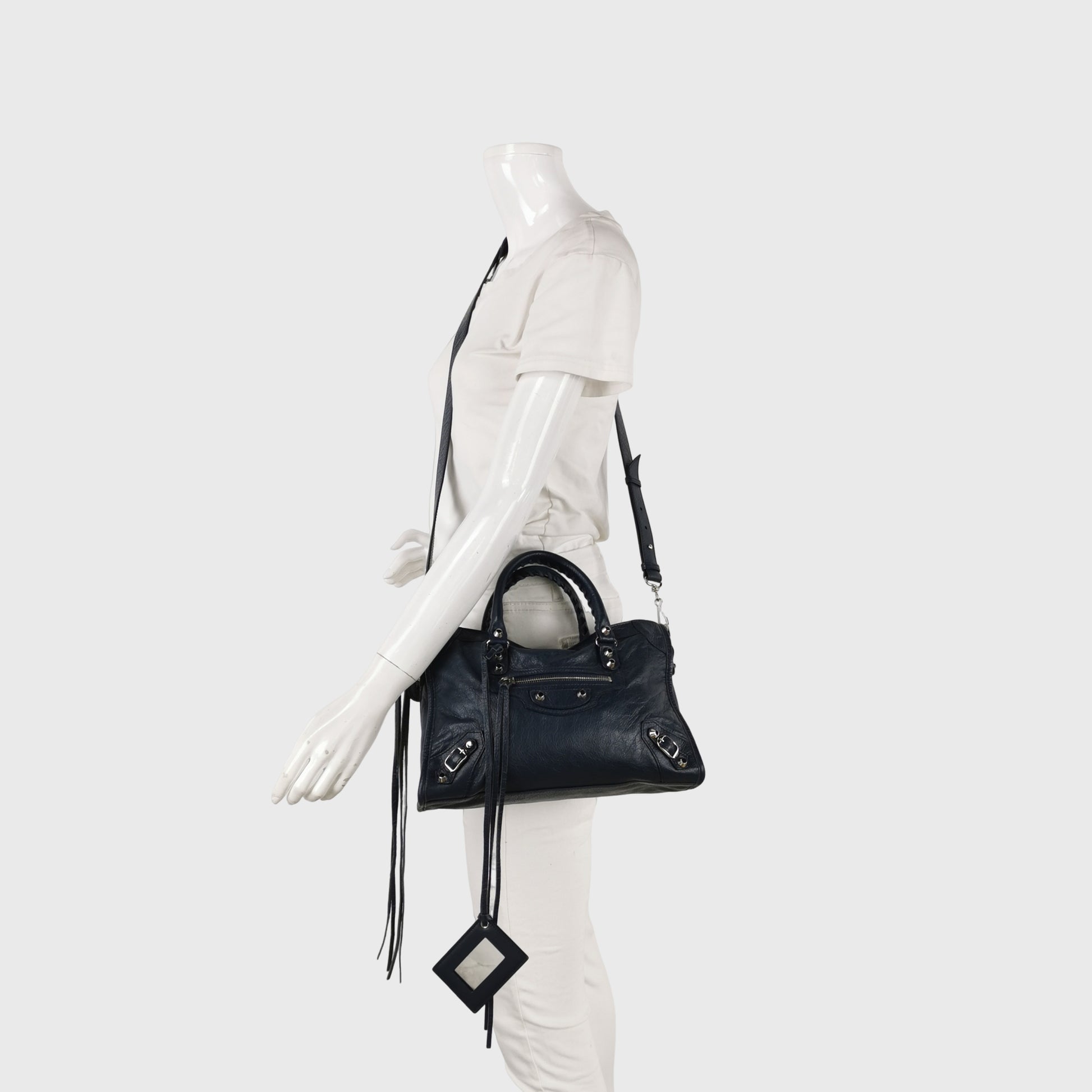 Balenciaga Classic City Small Dark Blue