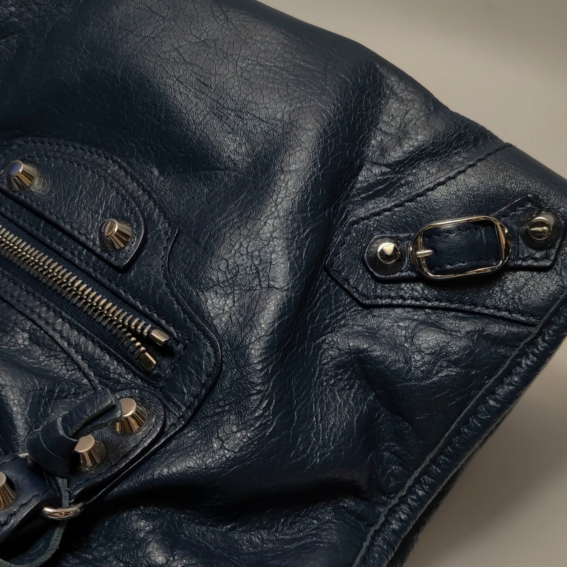 Balenciaga Classic City Small Dark Blue