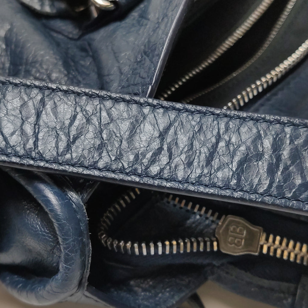Balenciaga Classic City Small Dark Blue