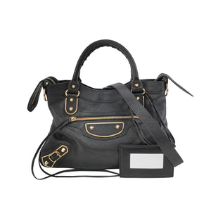 Balenciaga Town Classic Metallic Edge Black