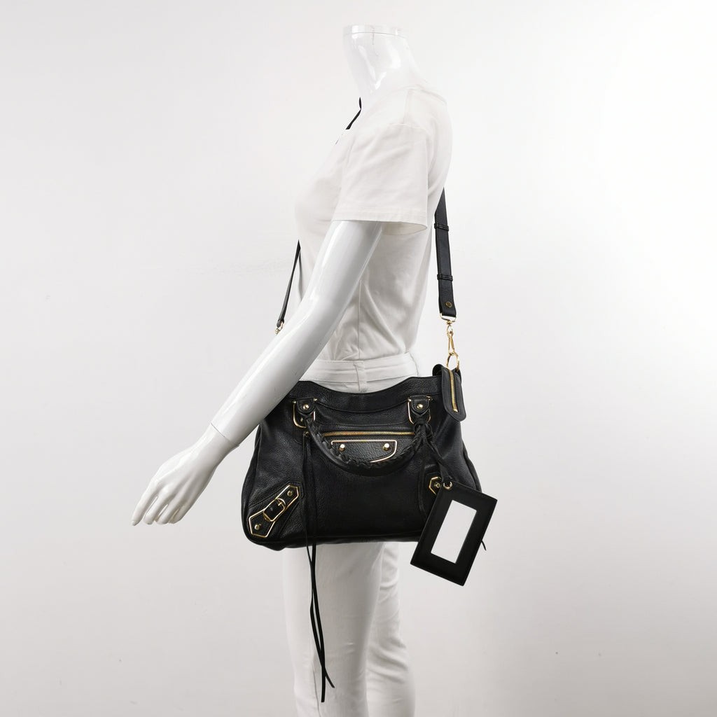 Balenciaga Town Classic Metallic Edge Black