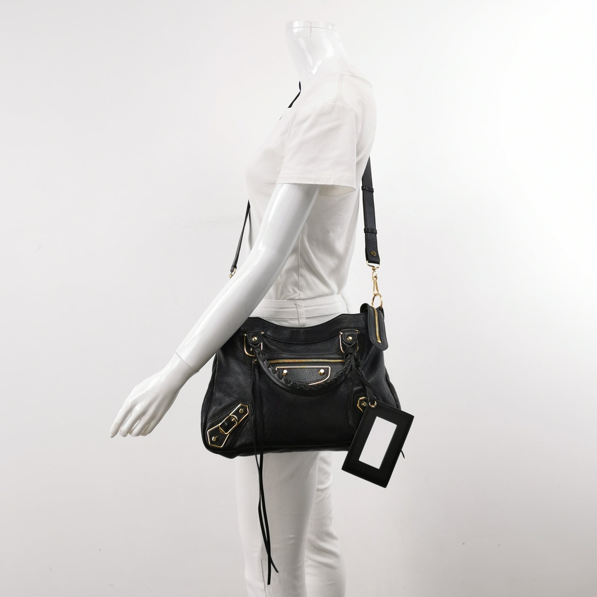 Balenciaga Town Classic Metallic Edge Black
