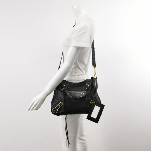 Balenciaga Town Classic Metallic Edge Black