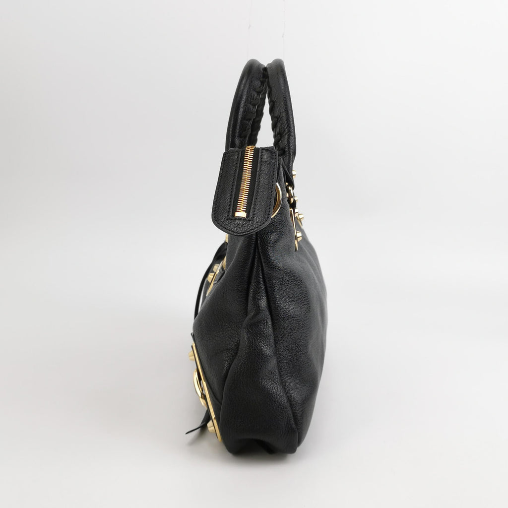 Balenciaga Town Classic Metallic Edge Black