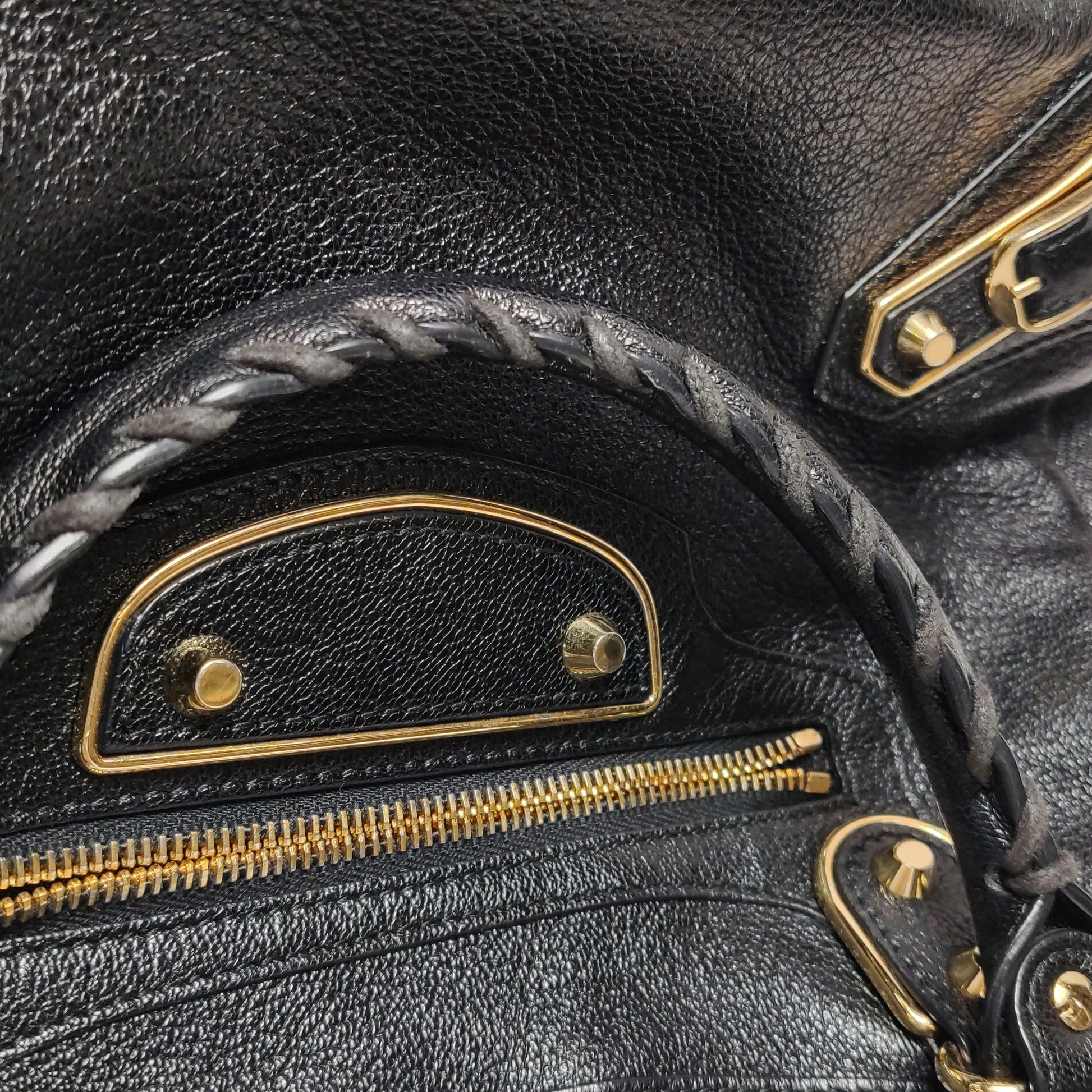 Balenciaga Town Classic Metallic Edge Black