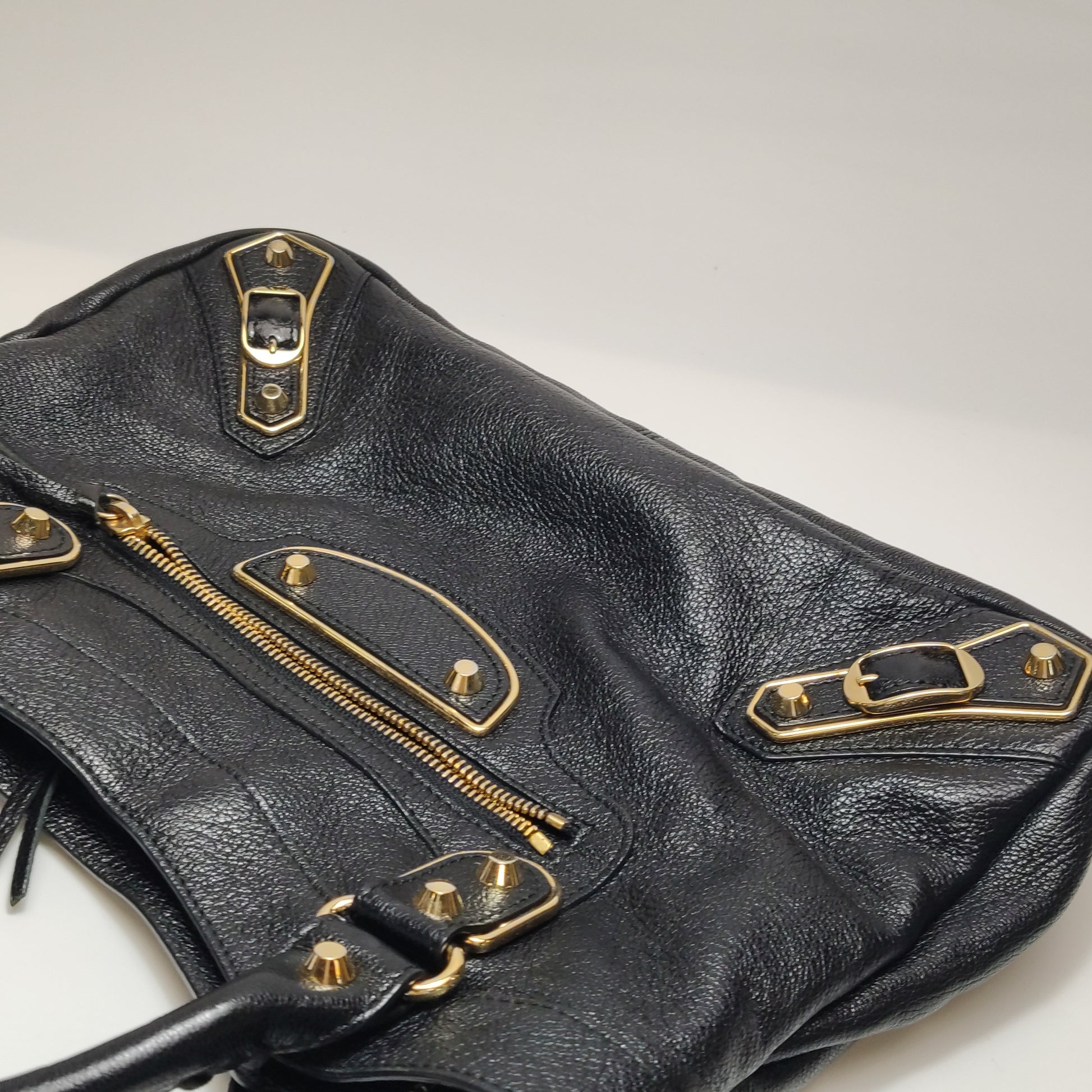Balenciaga Town Classic Metallic Edge Black