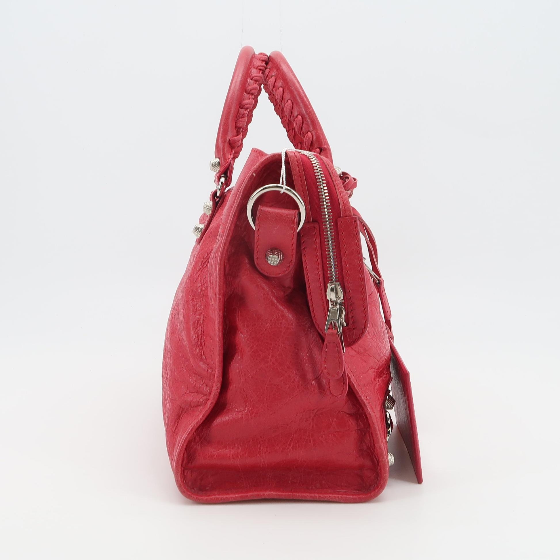 Balenciaga Giant City Medium Red