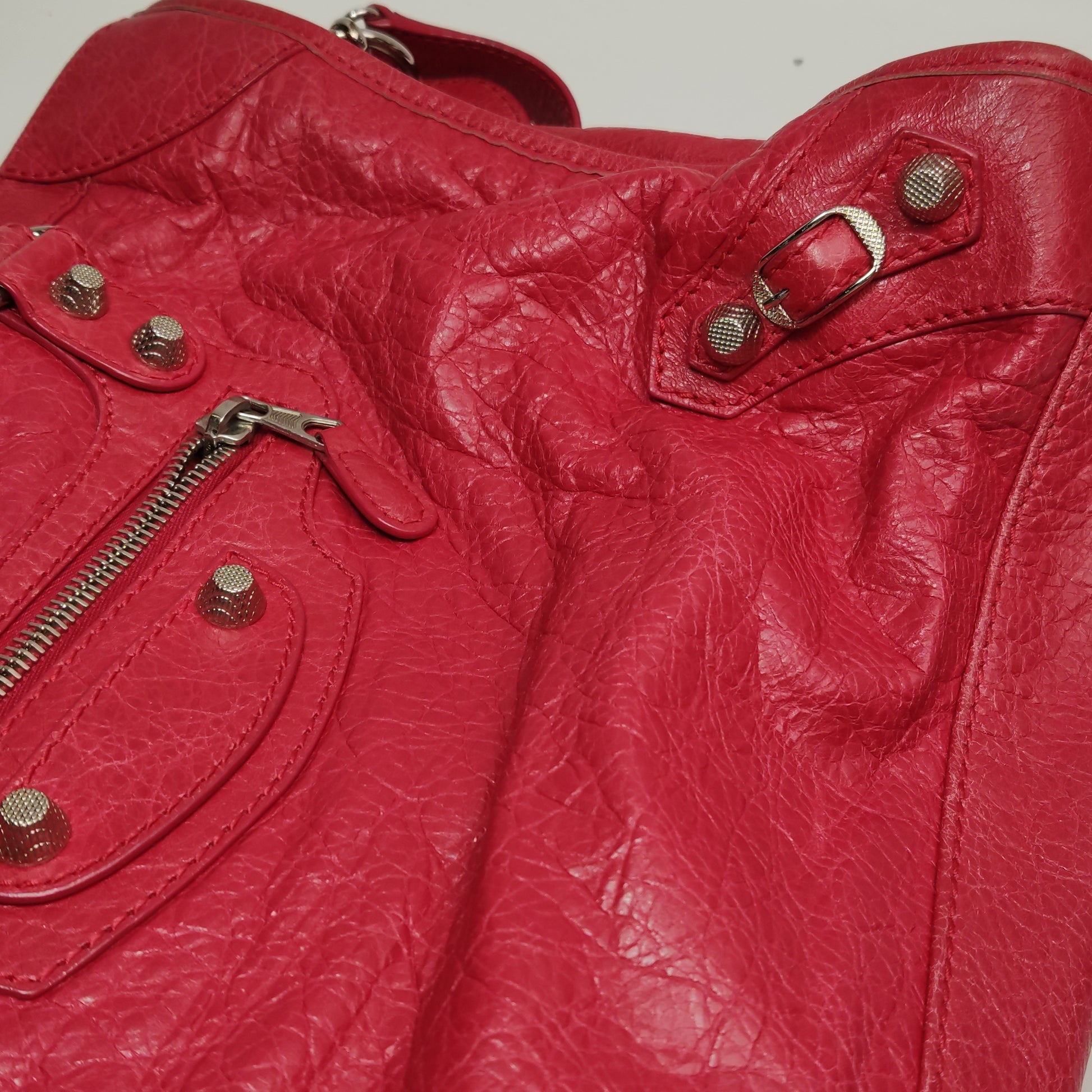 Balenciaga Giant City Medium Red