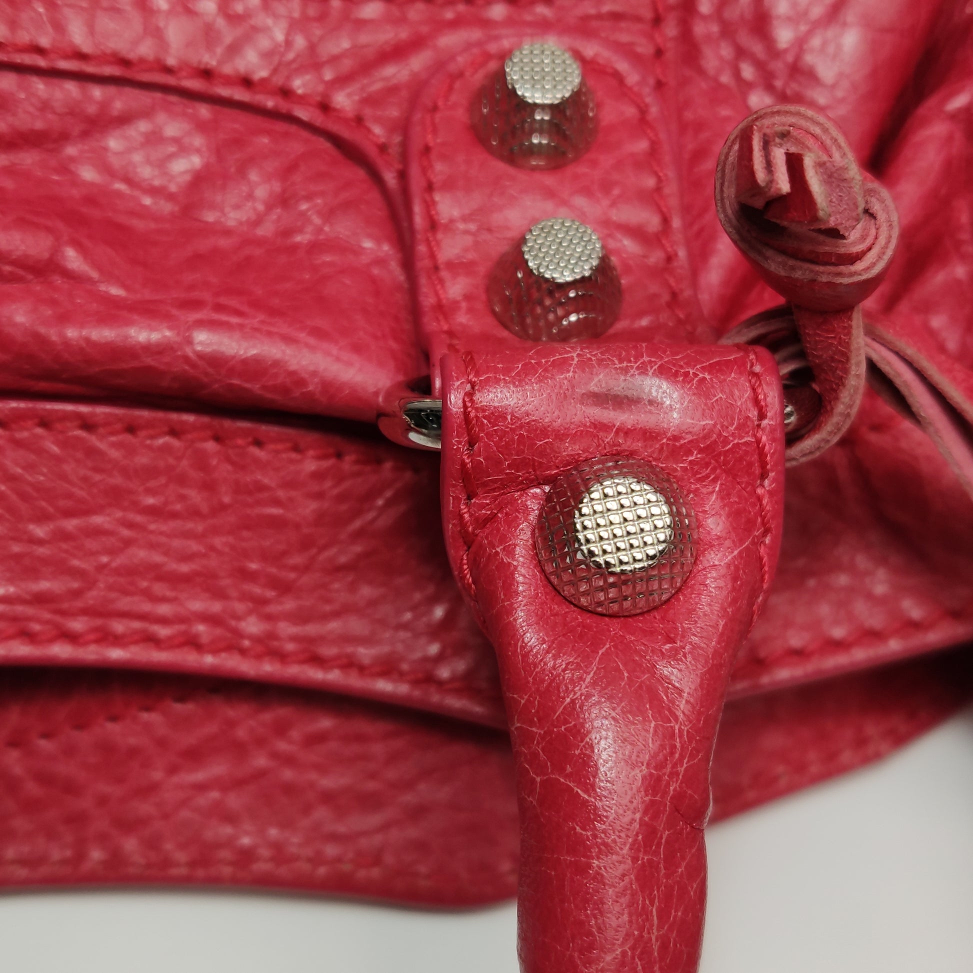 Balenciaga Giant City Medium Red