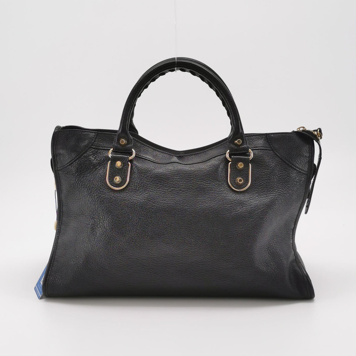 Balenciaga City Medium Metallic Edge Black GHW