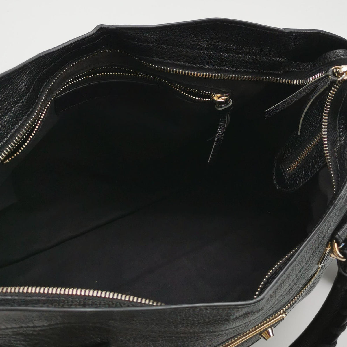 Balenciaga City Medium Metallic Edge Black GHW