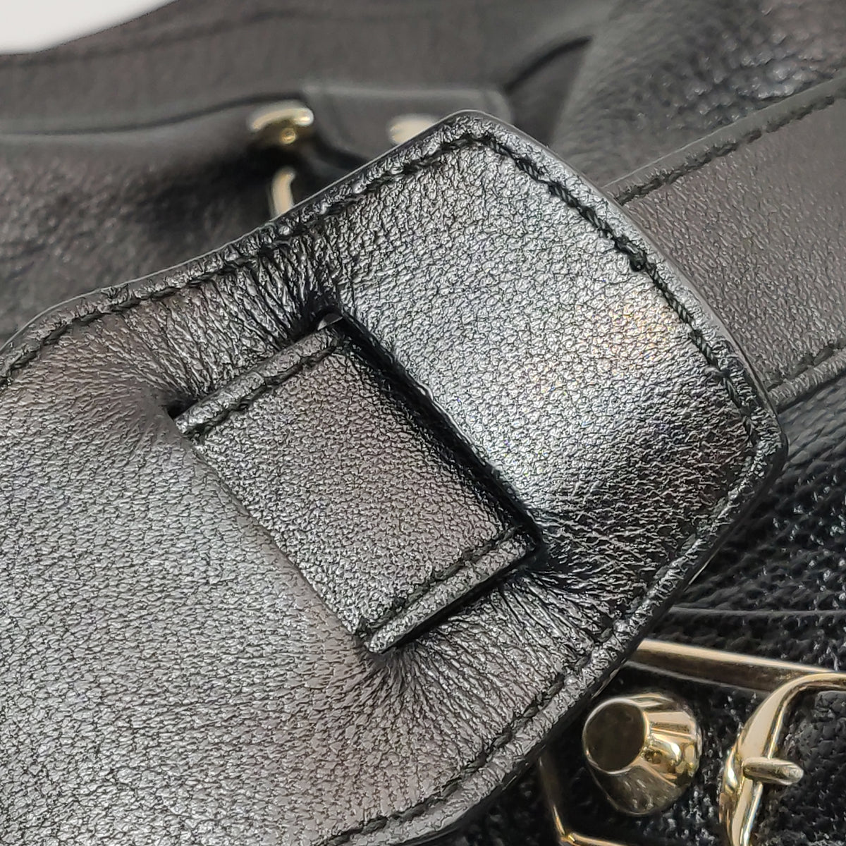 Balenciaga City Medium Metallic Edge Black GHW