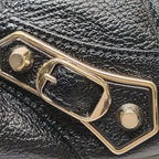 Balenciaga City Medium Metallic Edge Black GHW