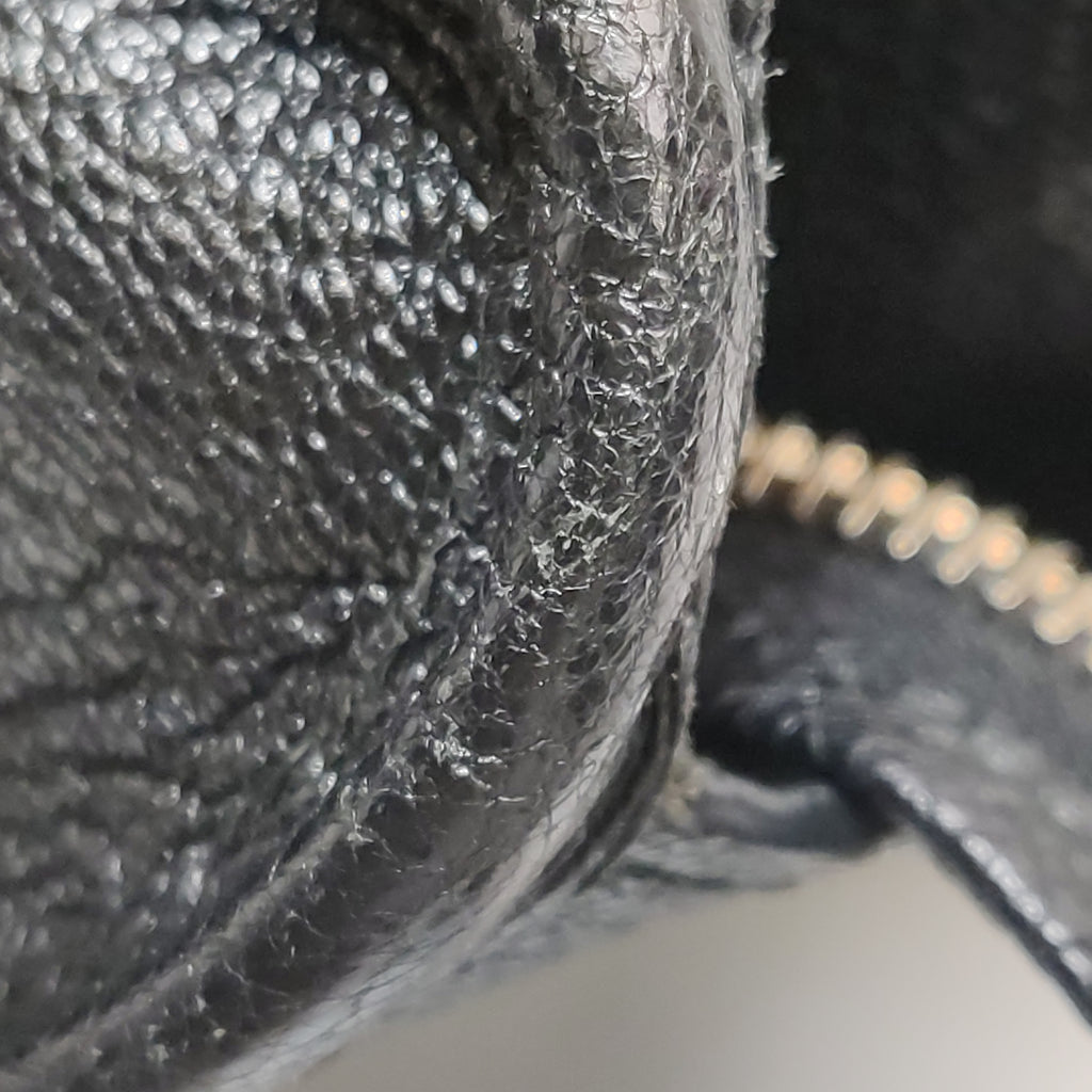 Balenciaga City Medium Metallic Edge Black GHW
