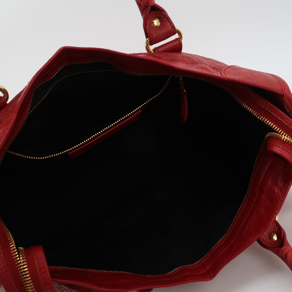 Balenciaga Classic City Medium GHW Red
