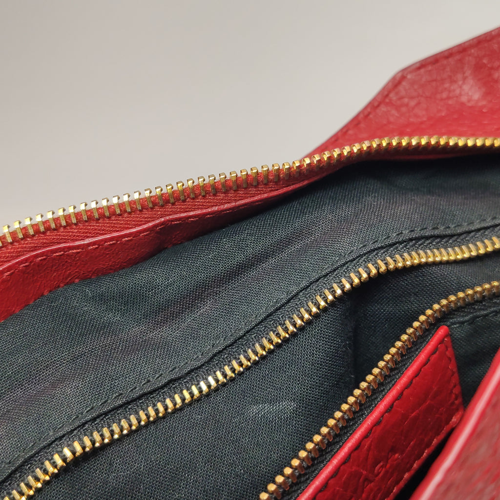 Balenciaga Classic City Medium GHW Red