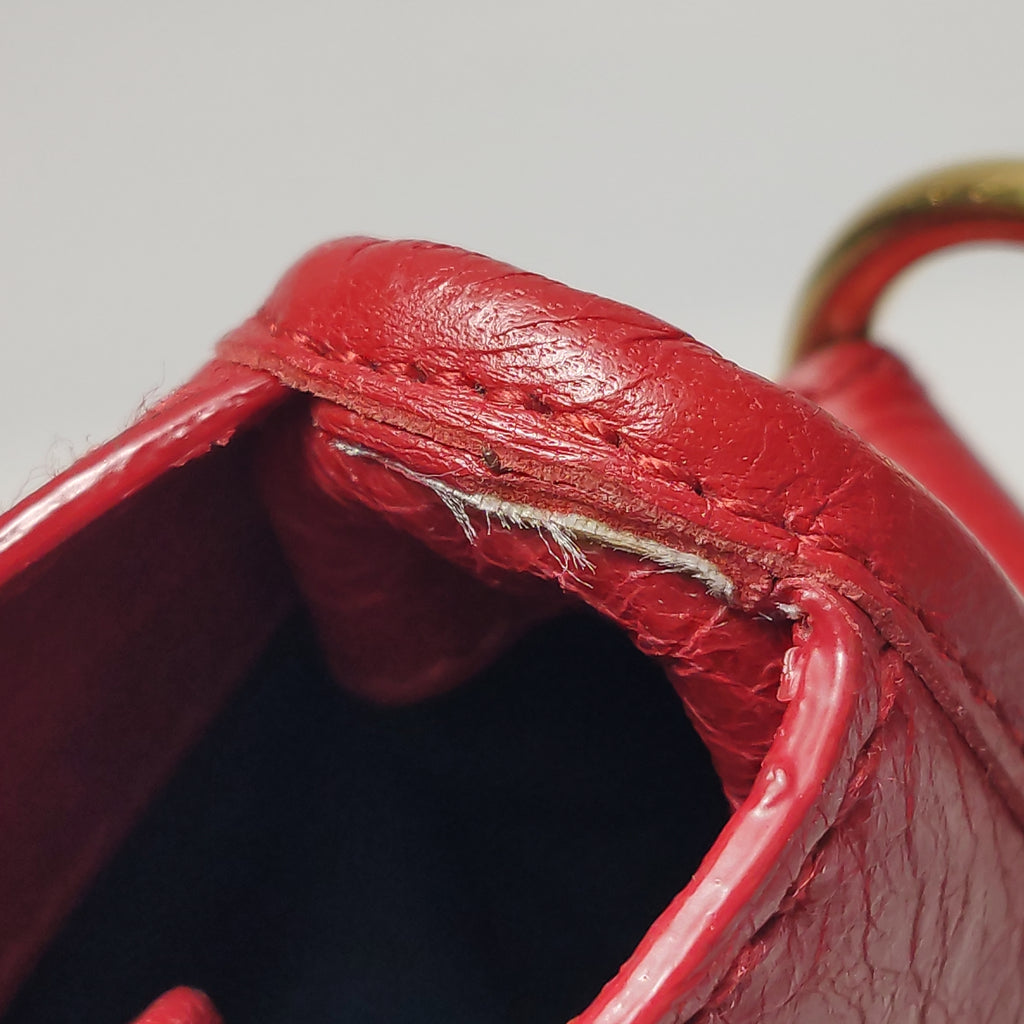 Balenciaga Classic City Medium GHW Red