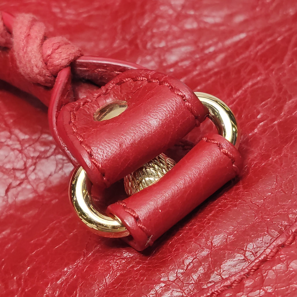 Balenciaga Classic City Medium GHW Red