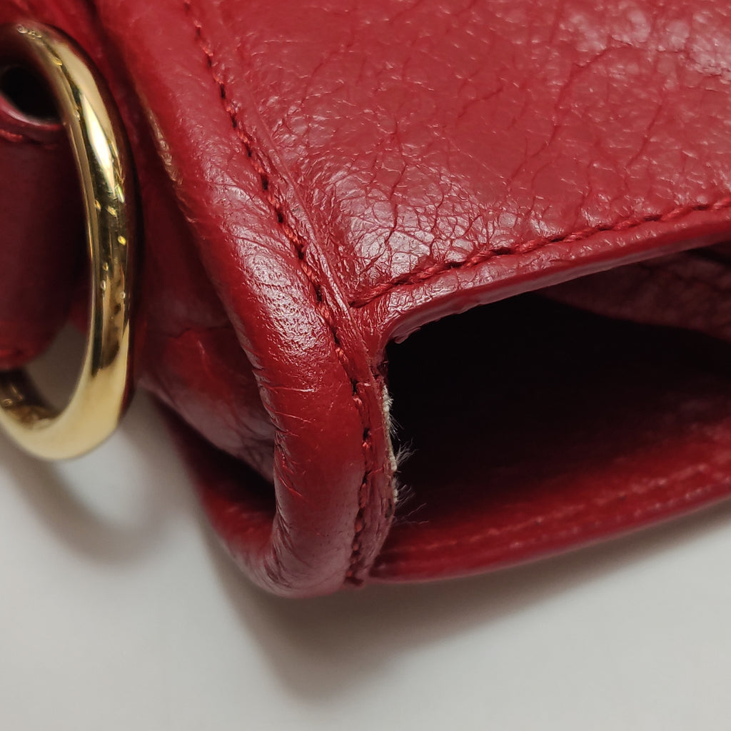Balenciaga Classic City Medium GHW Red