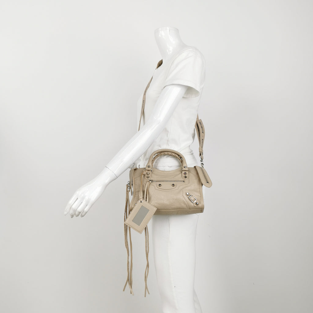 Balenciaga Classic Mini City Light Beige
