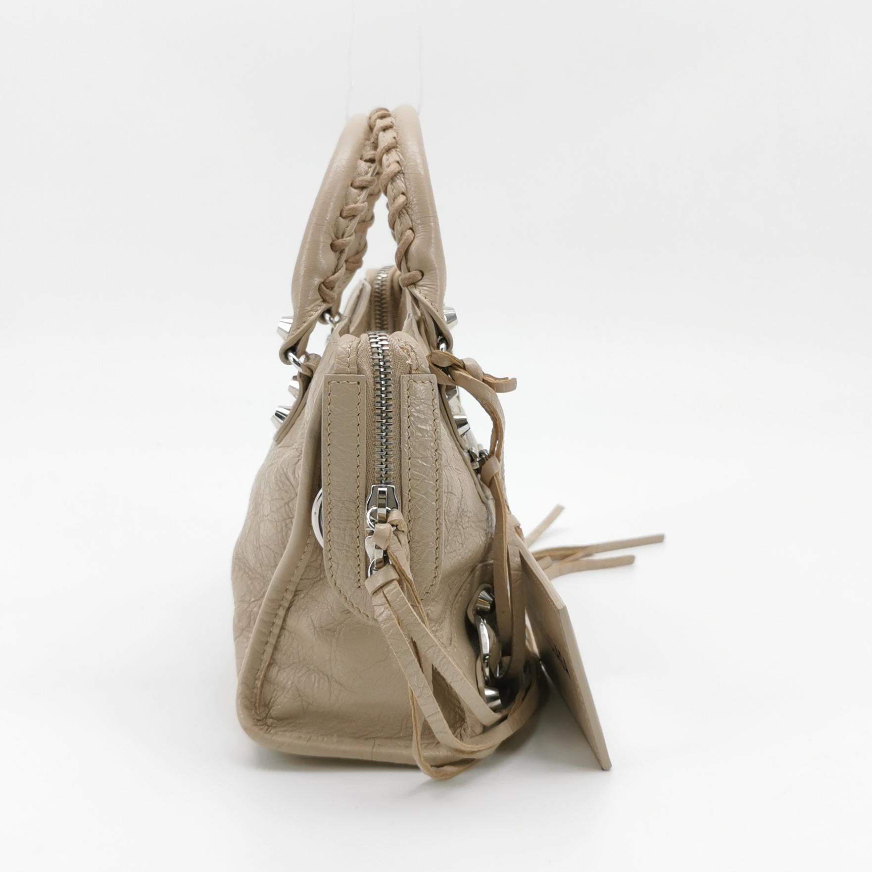 Balenciaga Classic Mini City Light Beige