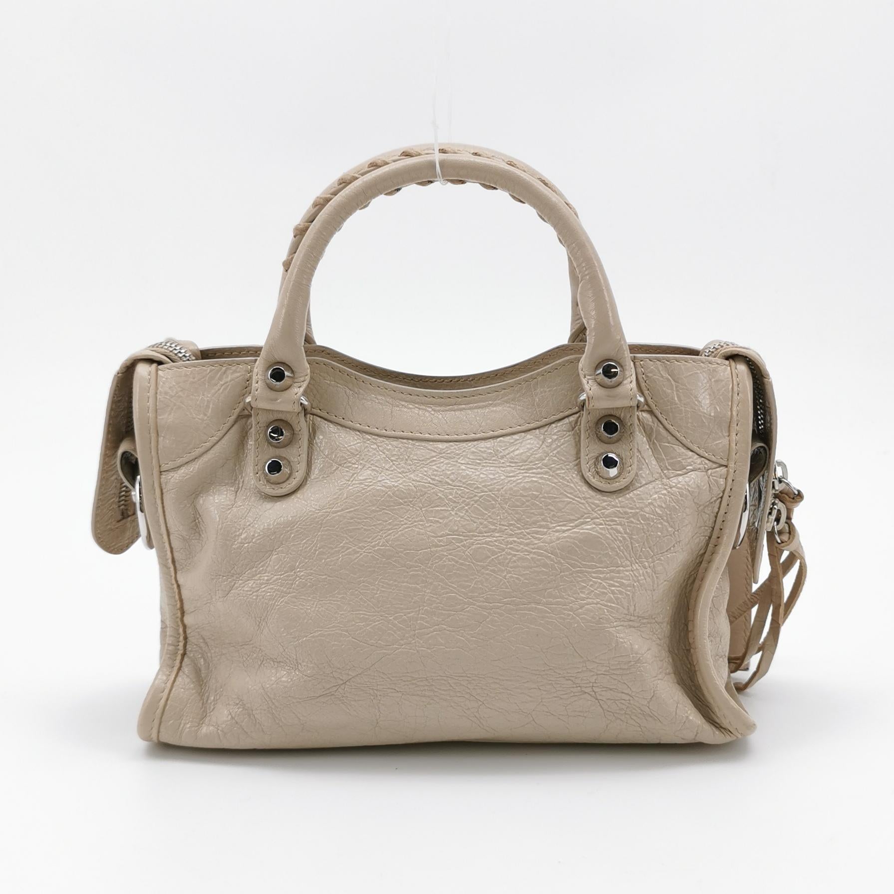 Balenciaga Classic Mini City Light Beige
