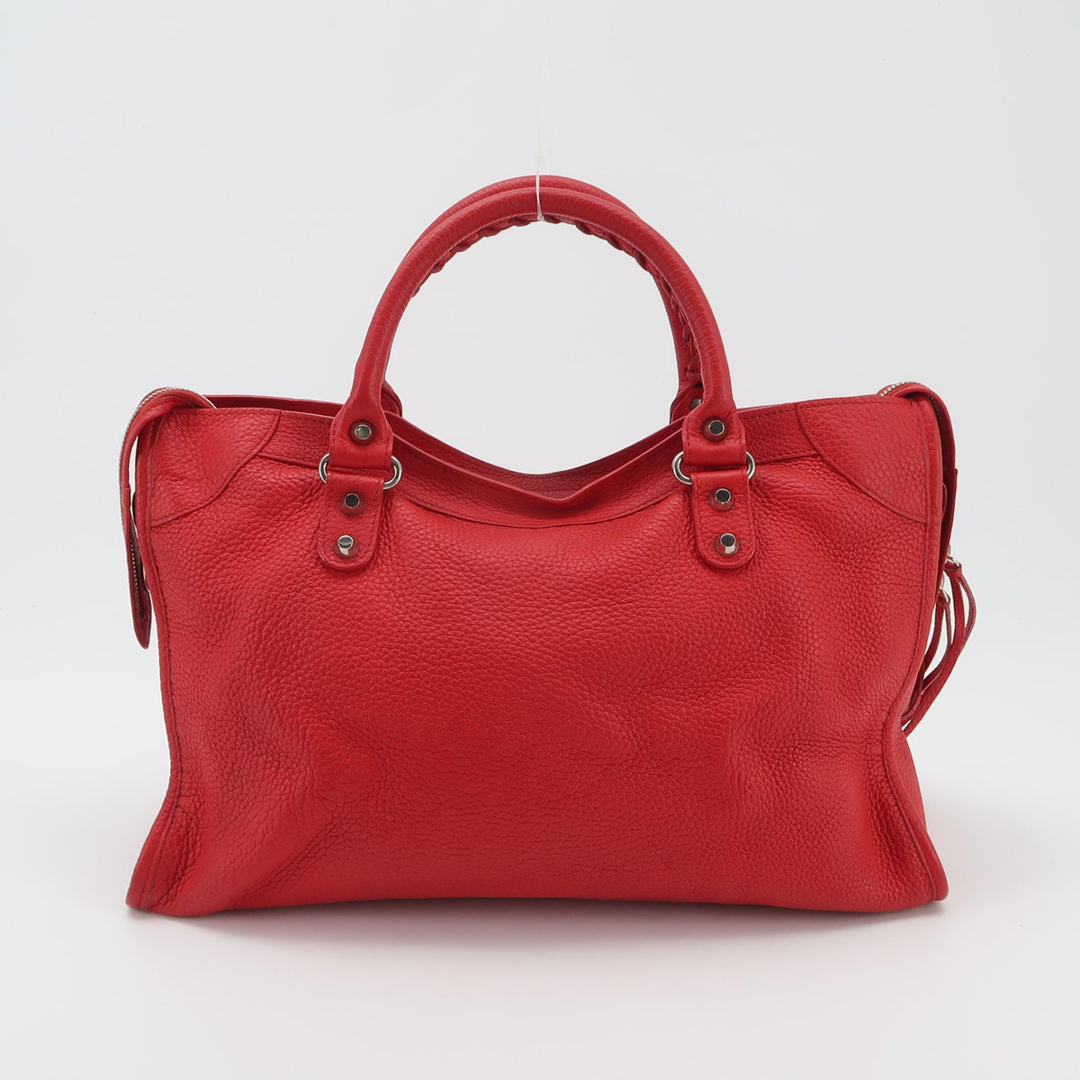 Balenciaga Classic City Medium Grained Red