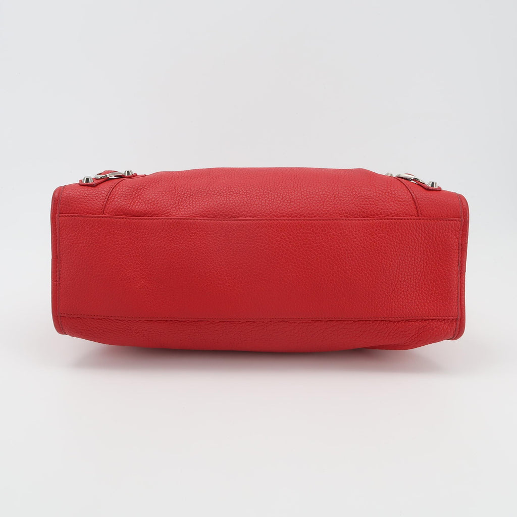 Balenciaga Classic City Medium Grained Red