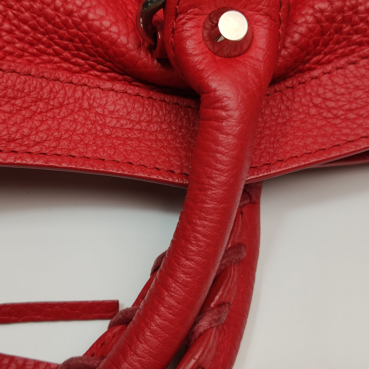 Balenciaga Classic City Medium Grained Red