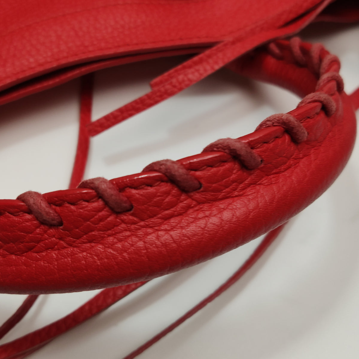 Balenciaga Classic City Medium Grained Red