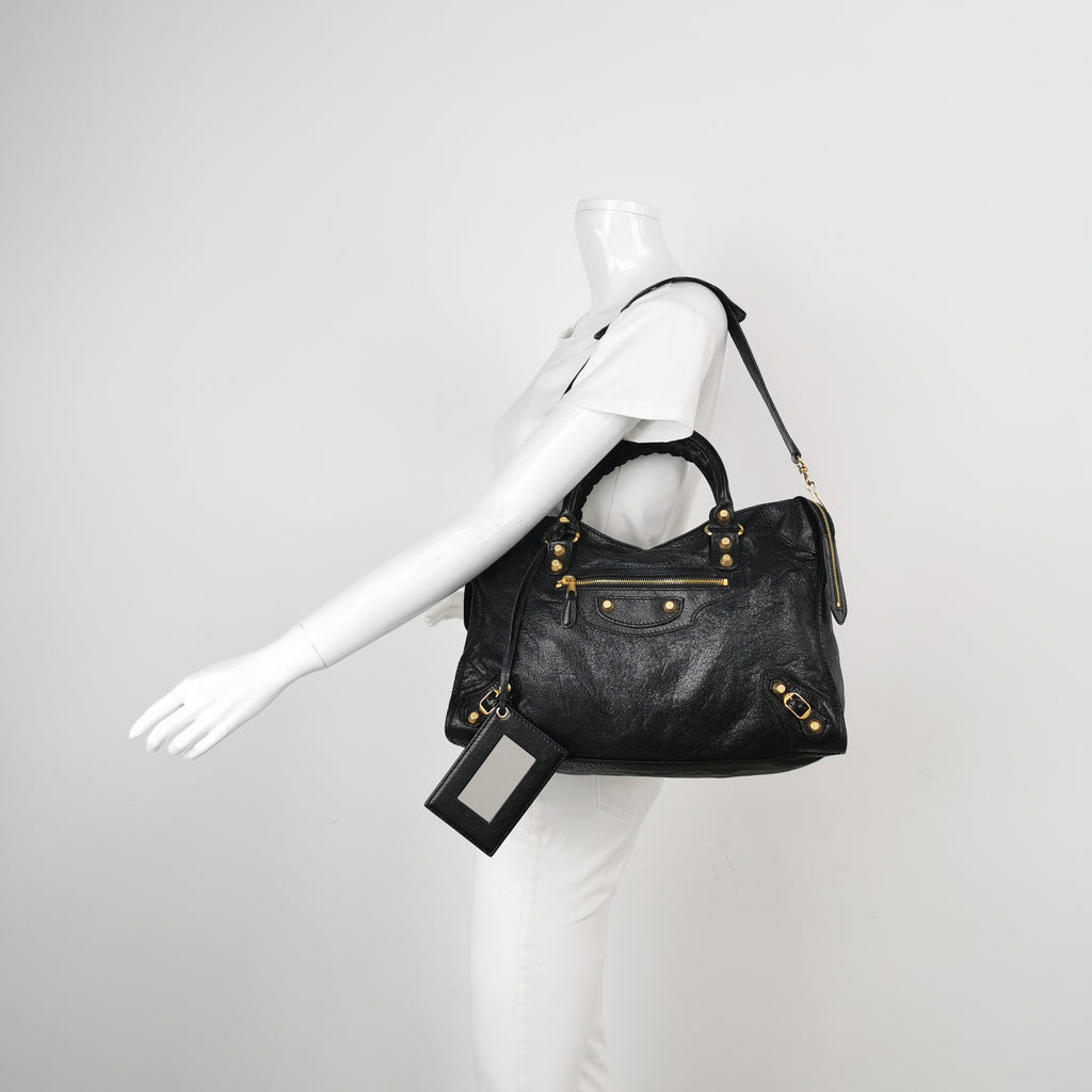 Balenciaga Classic City Medium Black GHW
