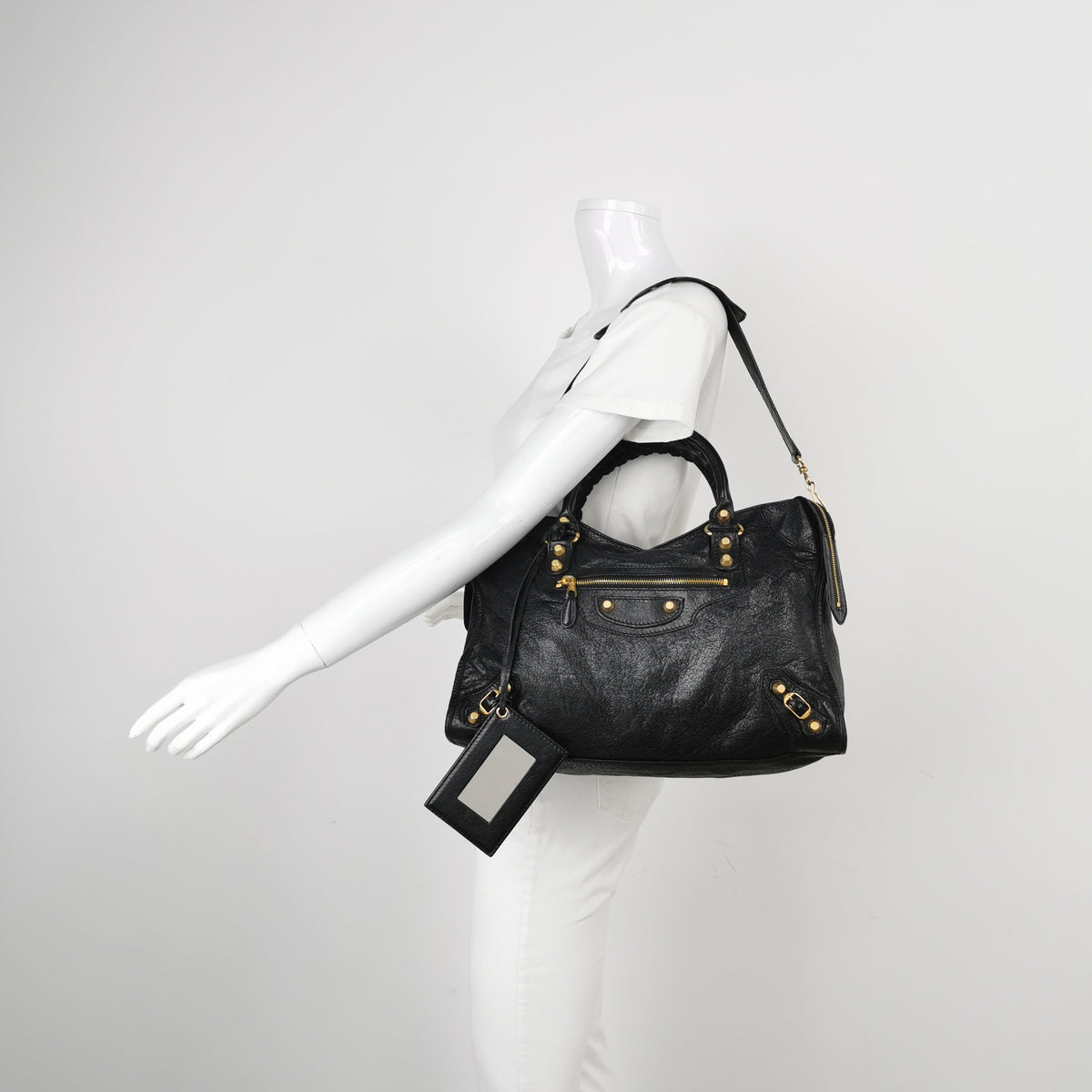Balenciaga Classic City Medium Black GHW