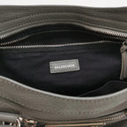 Balenciaga Small City Metallic Edge Gray SHW