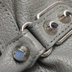 Balenciaga Small City Metallic Edge Gray SHW