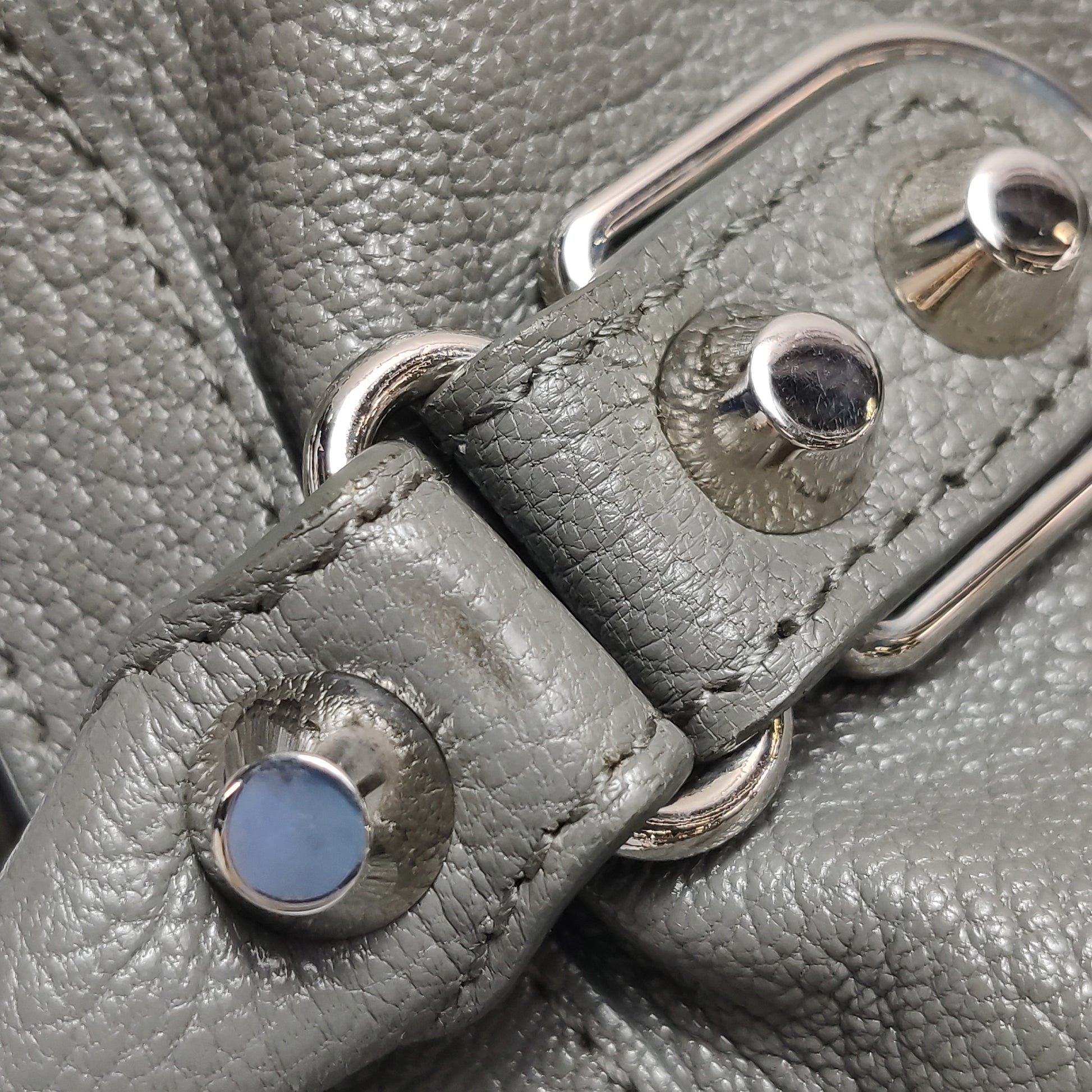 Balenciaga Small City Metallic Edge Gray SHW