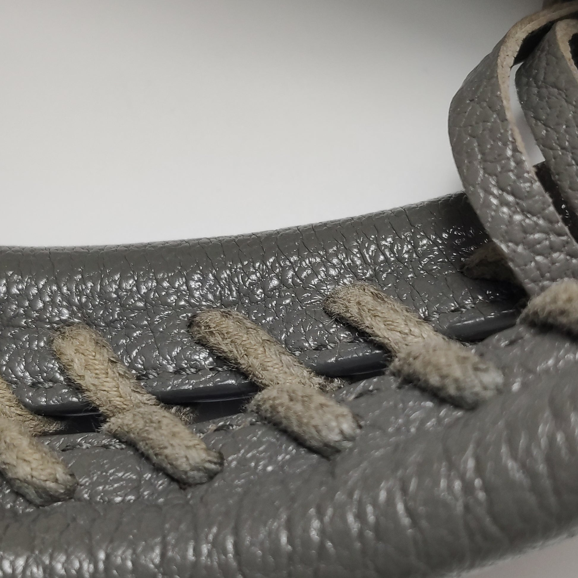 Balenciaga Small City Metallic Edge Gray SHW
