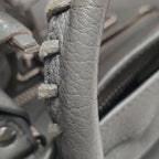 Balenciaga Small City Metallic Edge Gray SHW