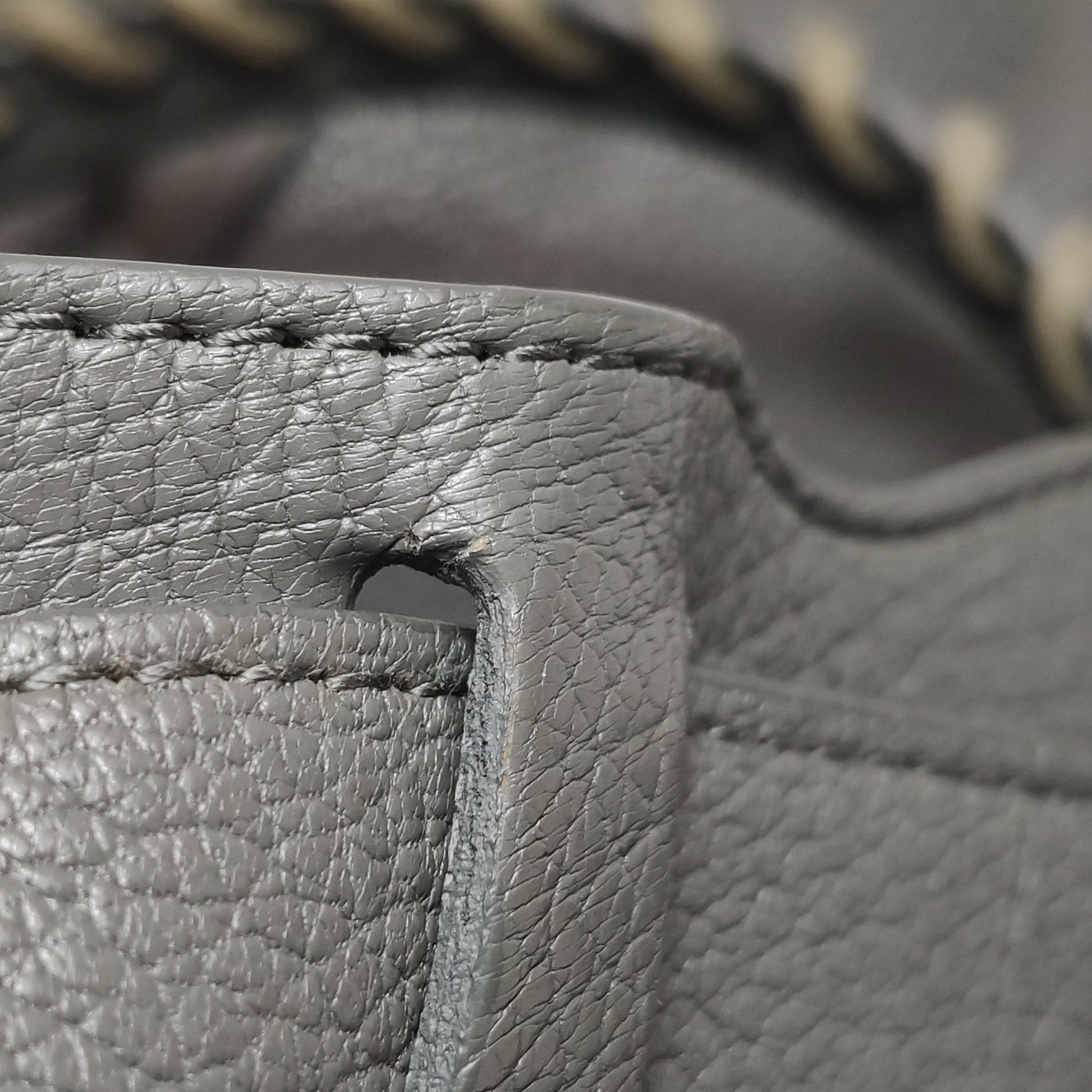 Balenciaga Small City Metallic Edge Gray SHW