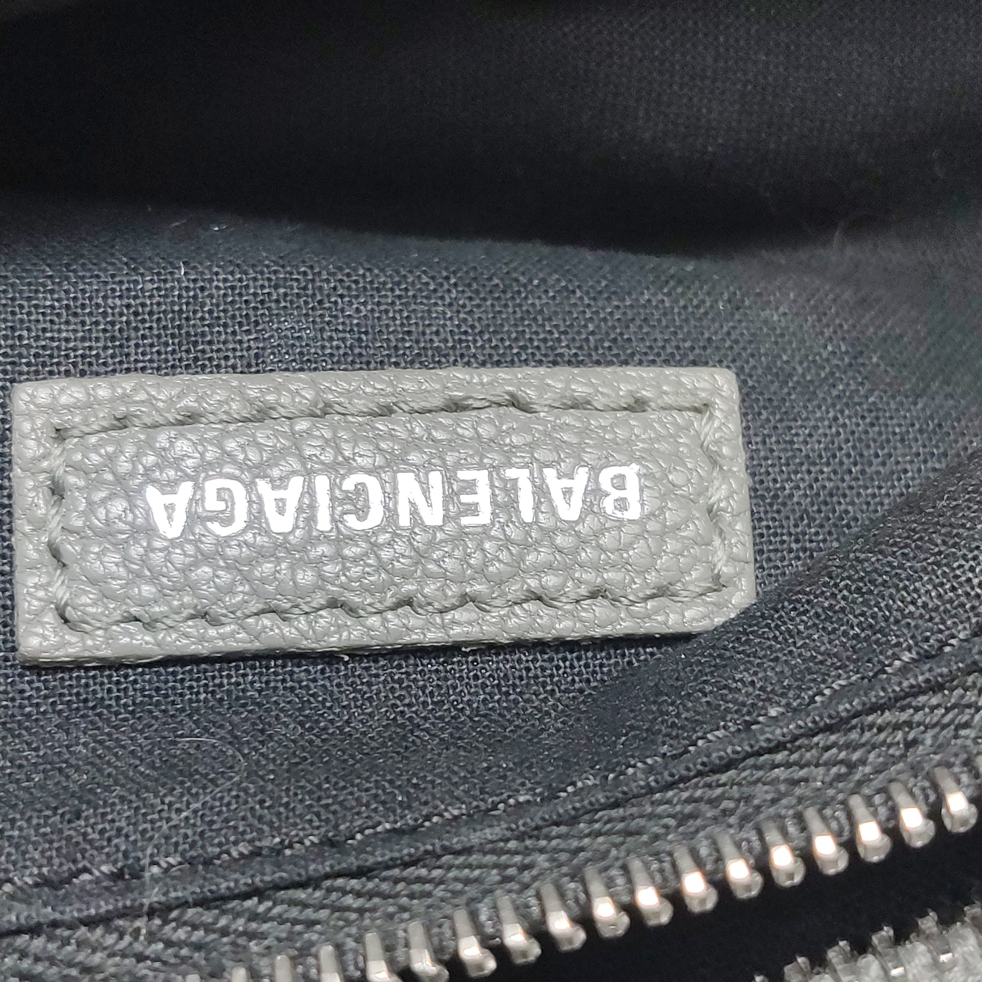 Balenciaga Small City Metallic Edge Gray SHW