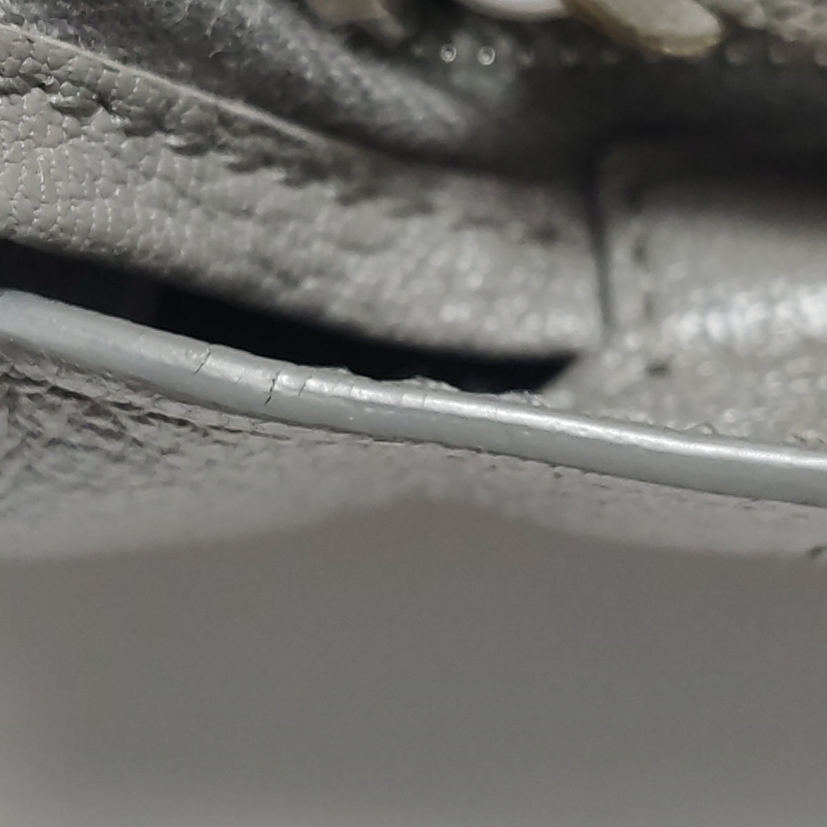 Balenciaga Small City Metallic Edge Gray SHW