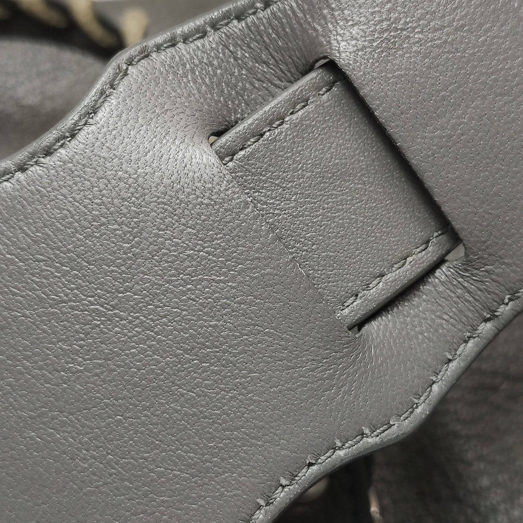 Balenciaga Small City Metallic Edge Gray SHW