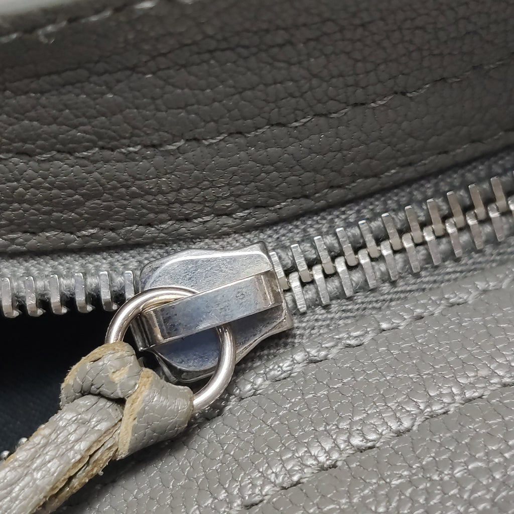 Balenciaga Small City Metallic Edge Gray SHW