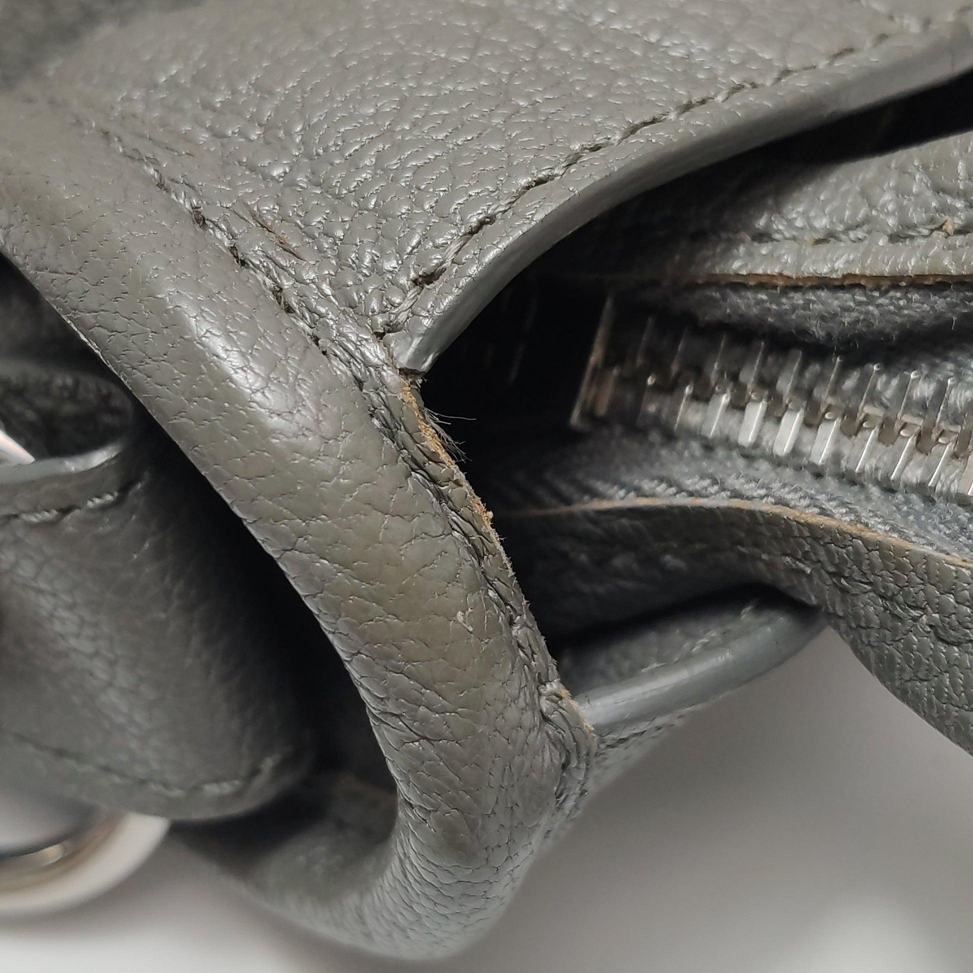 Balenciaga Small City Metallic Edge Gray SHW