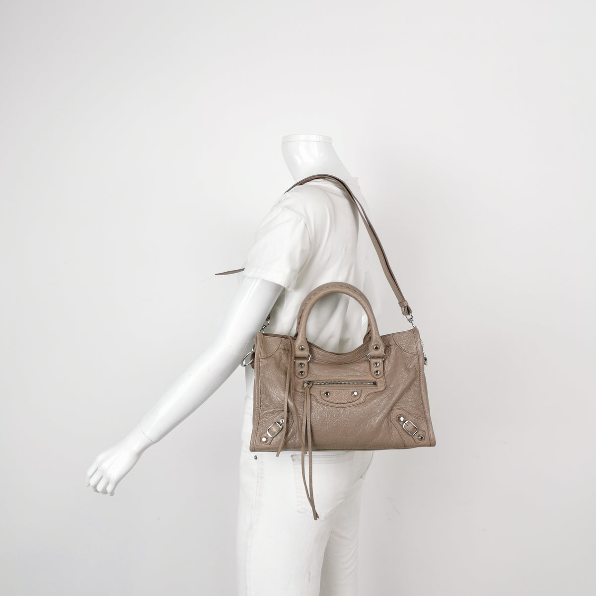 Balenciaga Le City Small Stone Beige