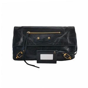 Balenciaga Giant 12 Envelope Clutch Black