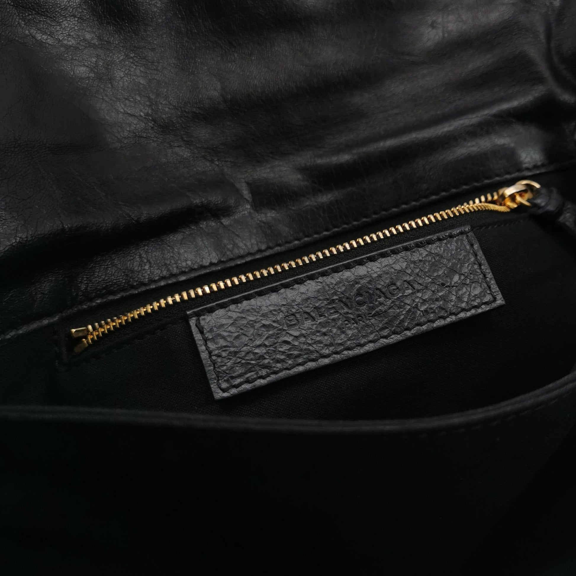 Balenciaga Giant 12 Envelope Clutch Black