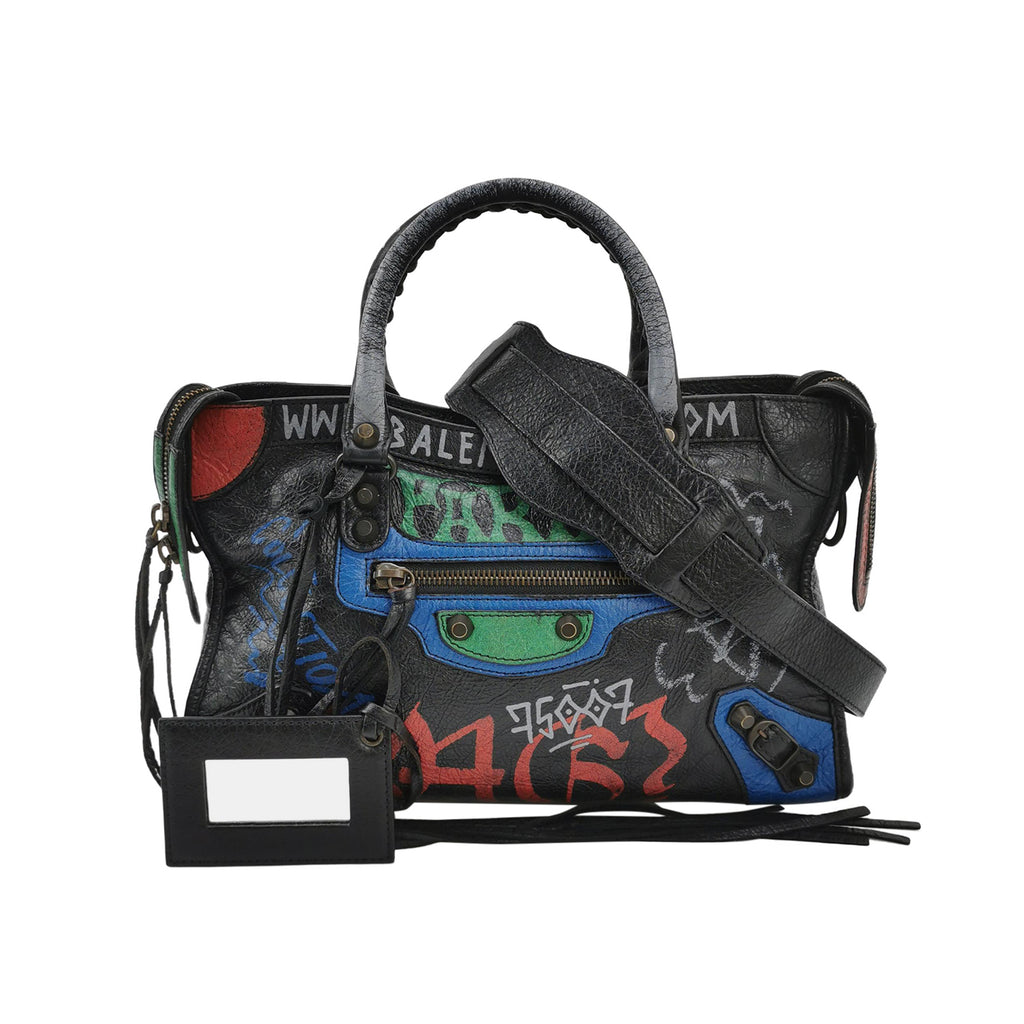 Balenciaga Classic City Graffiti Small