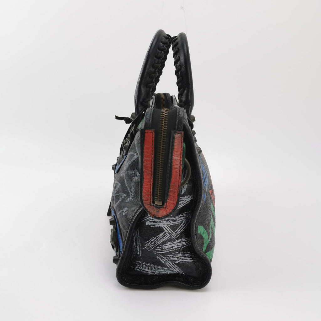 Balenciaga Classic City Graffiti Small